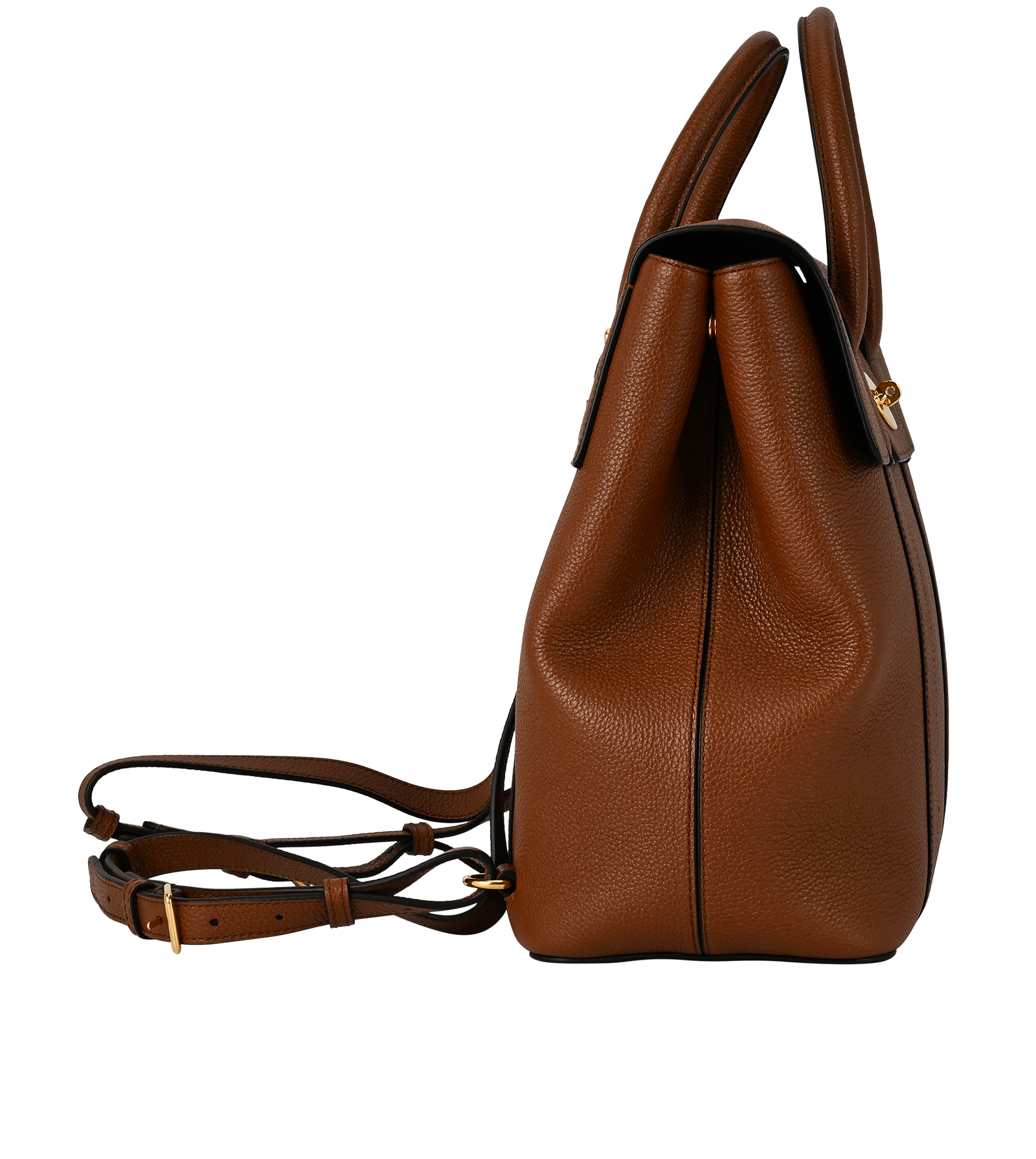 Bayswater Backpack, &pound;450, Handbags, Tan, Leather, Side view
